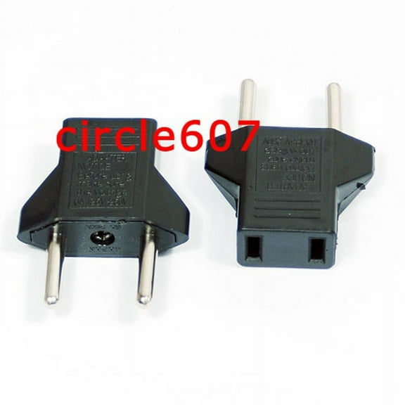 USA US Power Plug Adapter European Socket US To EU Plug Adapter Electric Charger