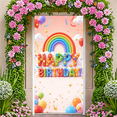 thumbnail image 5 of Colorful Theme Happy Birthday Banner Rainbow Design Balloon Decoration for Birthday Party Celebration Event, 5 of 7