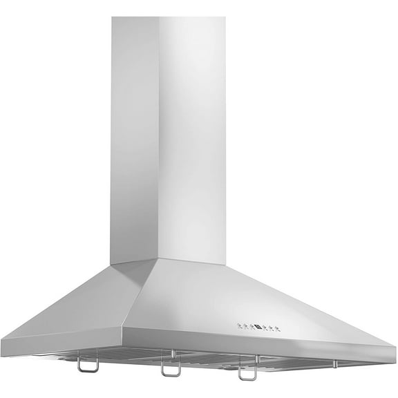 ZLINE 30 in. Wall Mount Range Hood in Stainless Steel with Crown Molding (KL2CRN-30)
