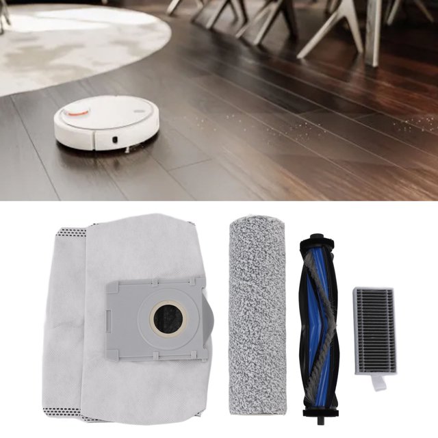 Dust Bag, Garbage Bag Practical Detachable ABS with Roller Brush Roller Mop Filter for X8pro
