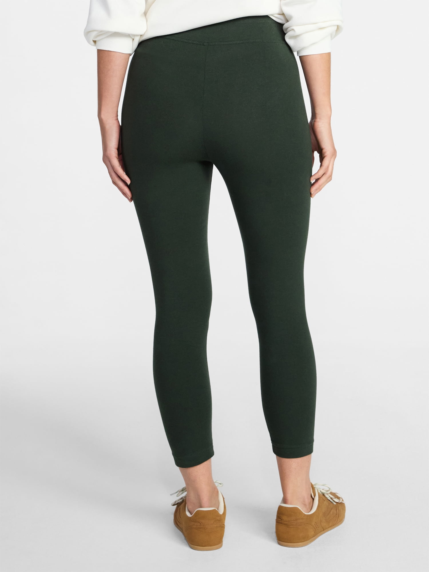Time and Tru Women's Capri Leggings, 22" Inseam, Sizes XS-XXXL