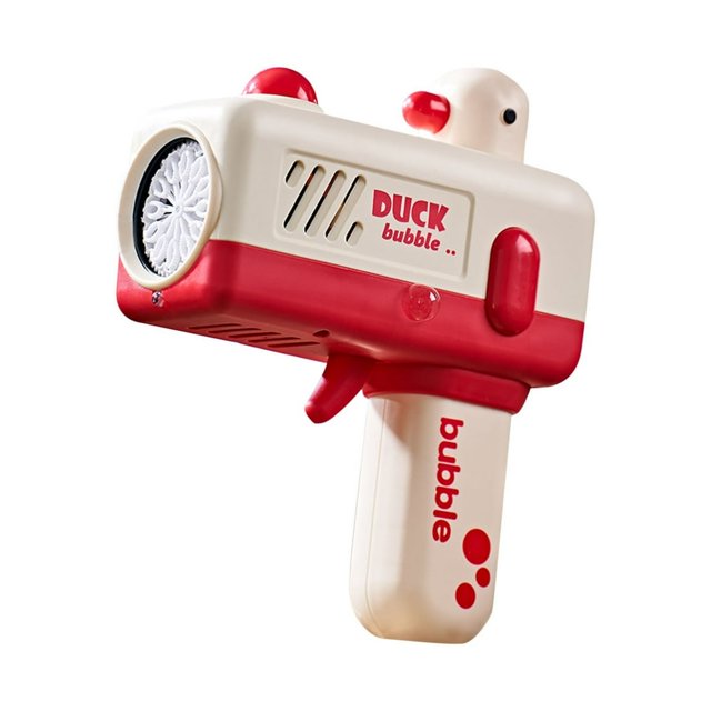 LEEYNEER Liquidation Nouvel Été Produit Mignon Animal de Compagnie Machine à Réseau Entièrement Automatique Jouets Rouge Contient 60ml de Solution en Mousse Meilleur Cadeau