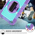 thumbnail image 4 of Funda Color Shock para iPad Mini 4/5 con correa para el hombro, correa de mano, soporte ajustable, a prueba de golpes, apta para niños, 4 of 5