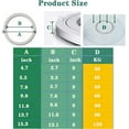 thumbnail image 2 of Lazy Susan Dining Turntable Base Bearing Heavy Duty Ball Bearing - Metal Swivel Turntable Ring Smooth 360 Degree Rotating Large Kitchen Turn Table Swivel Base Stand Plate, 2 of 7