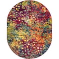 thumbnail image 1 of Unique Loom 3153646 7 ft. 11 in. x 10 ft. Ivy Jardin Oval Rug, Multi Color, 1 of 2