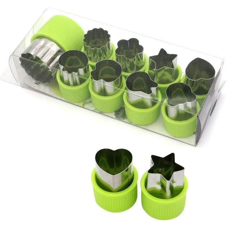 Fruit Vegetable Cutter Shapes Set, Mini Pie, Fruit and Cookie
