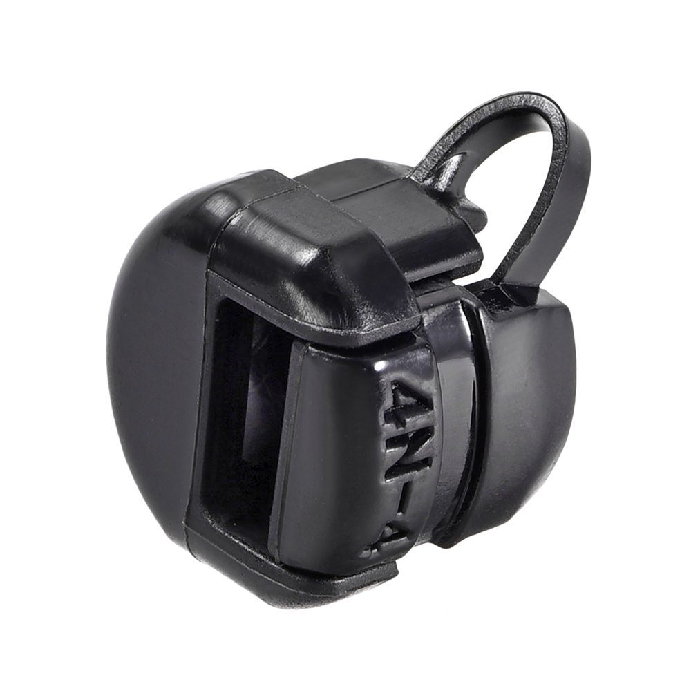 Round Cable Wire Strain Relief Bush Grommet Black for 3.87.6mm Wire