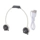 thumbnail image 1 of Ventilador de cuello portátil de doble cabeza plegable USB recargable manos libres mini ventilador colgante para viajes de oficina blanco YUNYI BRAND  Deportes, 1 of 8