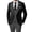 Dark Grey, variant on Mens Formal 3 Piece Tuxedo Slim Fit Blazer Vest Pants Suits for Men Regular Fit Navy XS