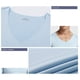 thumbnail image 4 of Camiseta de manga corta de secado rápido de verano para hombre Top informal de color sólido con cuello en V (gris 3XL), 4 of 8