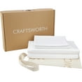 thumbnail image 1 of Craftsworth 100% Egyptian Cotton 4 Piece Set, Cal King - White, 1 of 7