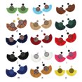 thumbnail image 2 of Jumpingount 1 par de pendientes de borla, adorno colgante con flecos, colgantes para orejas, accesorio de moda, adorno de joyería, pendiente bohemio para Ropa, zapatos y accesorios Miscelánea Blanco Jumpingount AP009873-11B, 2 of 6