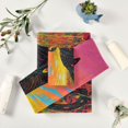 thumbnail image 6 of BZSMCE 3piece Bath Towel Sets Hand Bath Towels Fashion Vibrant Feline Dreams Printed Towel Sets, 6 of 8