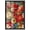 Black Frame, variant on Garden Tapestries II Shadowbox Print Floral Landscape Art by Art Remedy, White Frame, 10 x 15