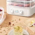 thumbnail image 6 of Digital Touch Control Home Freeze Dryer Machine, Multi-Layer Food Freeze Dryer for Fruits, Meats, Meals & Home Kitchen Use,White, 6 of 7