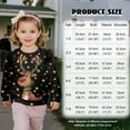 thumbnail image 7 of Garronmavis Christmas Deer Pullover Sweatshirt Comfortable Casual Long Sleeve Fall Winter Tops Versatile Girls Crewneck Sweatshirt Stylish Girl's Graphic Shirts Top for Girls Aged 2-3, 7 of 7