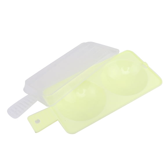 Yuarrent Olla para huevos, rejillas de plástico para microondas, herramientas de cocina de doble uso, bandeja multifuncional para huevos al vapor para Cocina y Comedor Como se muestra Yuarrent JJ6077-00