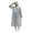 Grey, variant on Adult Long Lasting Disposable Raincoat with Extended Hood for Full Protective Rain Gear for Outdoor Use Insulated Vest Womens Casual Hooded Jacket Junior Zip up Checke Jacket for Women