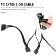 thumbnail image 4 of Cable de extensión de alimentación SATA de 15 pines para disco duro, cable adaptador divisor de fuente de alimentación de 1 macho a 5 hembras para servidor de PC DIY, 4 of 8