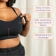 thumbnail image 2 of Sujetador Lansinoh Kindred Bravely Nursing & Pumping Black M/L, 2 of 9