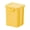 Yellow, variant on HOARBOEG Macaron Yellow Rectangular Plastic Storage Box with Lid, Small Desktop Organizer for Pens, Crafts, Mini Supplies, Portable Stationery Bin, 4.52 x 3.74 x 2.75 in