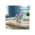 thumbnail image 4 of Whimsical Walrus Figurine for Home Decor - Metal Sculpture for Bathroom, Office, Room, Living Room and Shelf Accents - Coastal Aluminum Ornament Statue for Bathroom Counter - 9", Silver & Metallic, 4 of 13