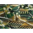 thumbnail image 3 of Ambesonne Forest Quilted Bedspread Set 3 Pcs, Fantasy Jungle Floral Leaves, King, Amber Forest Green and Fawn, 3 of 4
