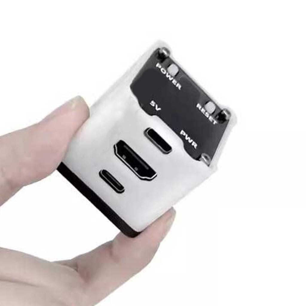 Small KVM Remote Server Management Device With Video Captures USB2.0 Port 100Mbps Ethernet Memory Slot and Display