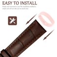 thumbnail image 4 of WIFKLSIIPG 【20mm】Universal Leather Watchband Accessory Compatible with Multiple Watch Fashionable and Versatile Design, 4 of 5