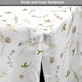 thumbnail image 4 of Vintage Botany Dog Crate Cover, Versicolored Wild Meadow Flowers Print on Plain Background, Easy to Use Pet Kennel Cover Small Dogs Puppies Kittens, 7 Sizes, Sand Brown and Pale Rust, by Ambesonne, 4 of 6