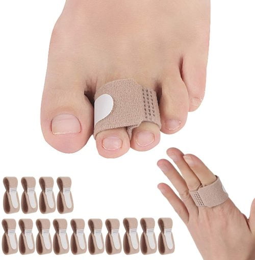 Sunjoy Tech 4 Pieces Broken Toe Wraps, Cushioned Bandages, Hammer Toe