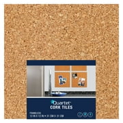 Quartet Natural Cork Tiles, 12 x 12, Frameless, 4 Count (102W)