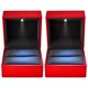 thumbnail image 1 of Yescom LED Ring Box Jewelry Wedding Engagement Proposal Lighted Ear Ring Case 2 Pack, 1 of 11