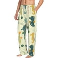 thumbnail image 2 of Easygdp Seahorse Men's Pajama Pant, Sleep Elastic Waistband Lounge Pants - Large, 2 of 9