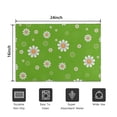 thumbnail image 5 of Green Daisy Flower Orange Centers Pattern Door Rugs,Washable Non Slip Door Mats Indoor,Decorative Door Mats,Entry Mat Indoor for Entrance,Bedroom,Kitchen,Bathroom,16"x24", 5 of 6