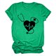 thumbnail image 4 of Camisetas con estampado de letras y cuello redondo de verano para mujer, blusas femeninas cómodas y elegantes, Tops OAVQHLG3B Store lin121212, 4 of 5