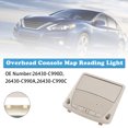 thumbnail image 1 of Overhead Console Map Reading Light Gray 26430-C990A For Nissan Altima 2013-2018, 1 of 11