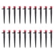 thumbnail image 1 of Goteros de riego por goteo ajustables en estaca 20 piezas para goteo y pulverización de agua Rojo, 1 of 9