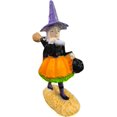 thumbnail image 1 of Estatua de Bruja para Decoración de Halloween XINYU Figura de Bruja con escoba Adornos de resina para escritorio estante de jardín, 1 of 4