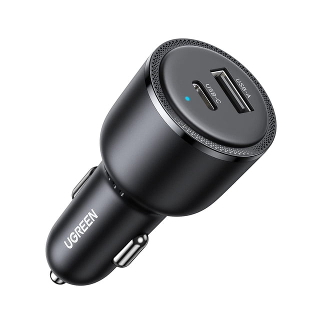 Cargador de coche, adaptador UGREEN, 63 W, USB C, PPS, 45 W, carga superrápida