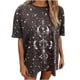 thumbnail image 2 of Pntutb Blusa de manga corta con estampado de manga corta vintage para mujer Pntutb Pntutb-3334, 2 of 9