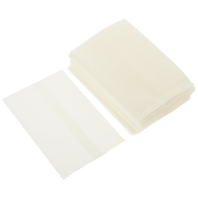 LOLIPPYY 100pcs Paper Bread Bags White Odor-free for Weddings Food Packaging Storage