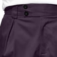 thumbnail image 6 of Pleated Shorts for Men Zipper Knee Length Dress Pants with Pockets Regular Fit Casual Pant Running Business Suit Pant Solid Button Waist Trousers 2026 Golf Beach Short for Men, 6 of 8
