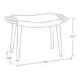 thumbnail image 3 of Bradley Charcoal and Walnut Accent Chair and Ottoman, 3 of 7