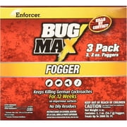 Enforcer 4 Hour Fogger 3 Pack 2 oz Roach Flea Tick Fly Killer Odorless 2000cuft