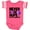 Football Pink and White, variant on Inktastic Never Lose Hope Epilepsy Awareness with Balloons and Purple Ribbon Boys or Girls Baby Bodysuit