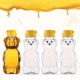 thumbnail image 7 of Ruanlalo 240ml Plastic Bear Honey Bottle Jars Empty Honey Squeeze Container with Flip-lid Reusable Bear Shaped Juice Bottle for Syrup Sauce Storing Dispensing, 7 of 7
