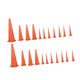 thumbnail image 1 of 22 tapones de goma resistentes al aceite para orificios de mangueras mecánicas. Naranja, 1 of 8