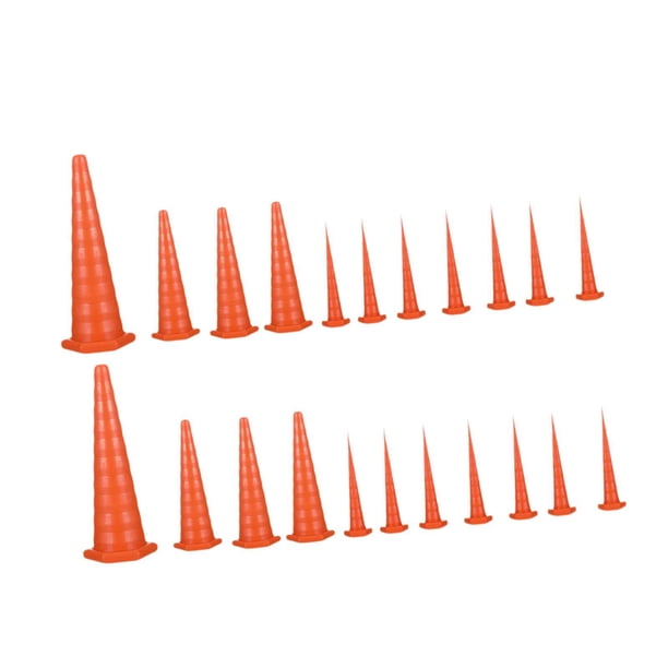 22 tapones de goma resistentes al aceite para orificios de mangueras mecánicas. Naranja