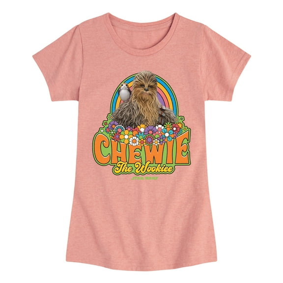 Star Wars - Retro Chewy - Toddler And Youth Girls Fitted Short Sleeve Tee